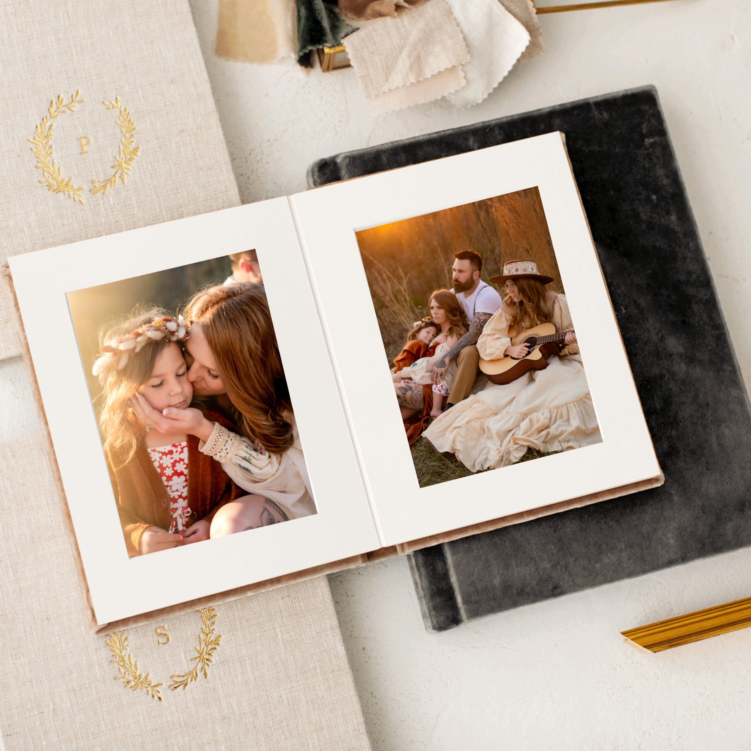 fall family photo album